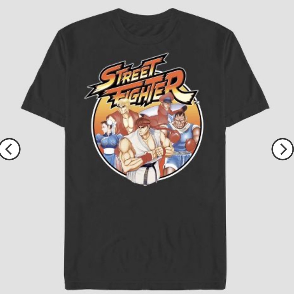 Men's Street Fighter Short Sleeve Graphic T-Shirt